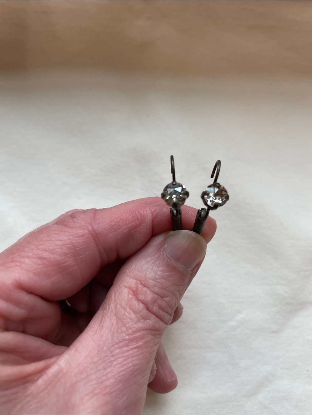 Classic Sabika Crystal Hook Drop Earrings